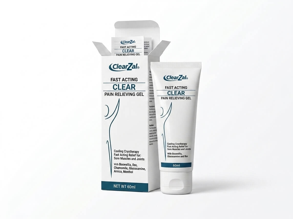 Gel Frío ClearZal – Alivio Rápido para Músculos y Articulaciones 60ml