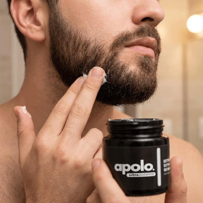 Apolo Ultra Potente — Estimulante de Barba con Minoxidil 20%
